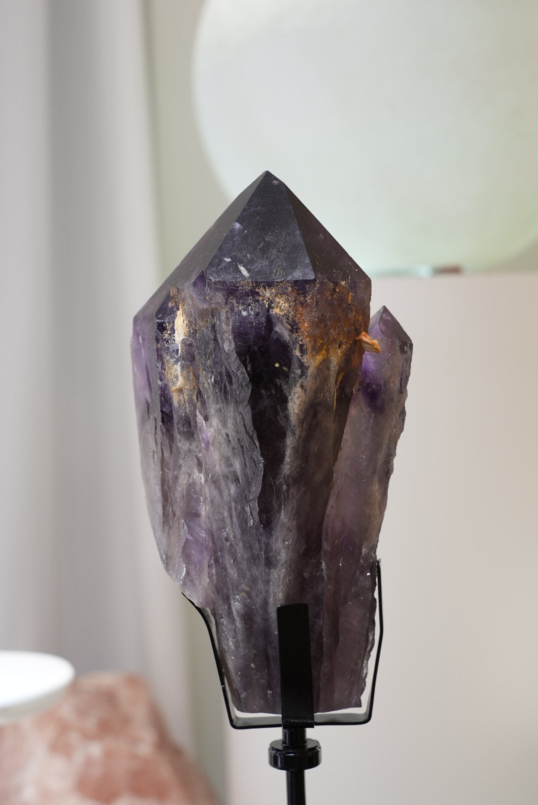 極濃色巴西紫晶權杖A (可旋轉底座) - ART OF GEM