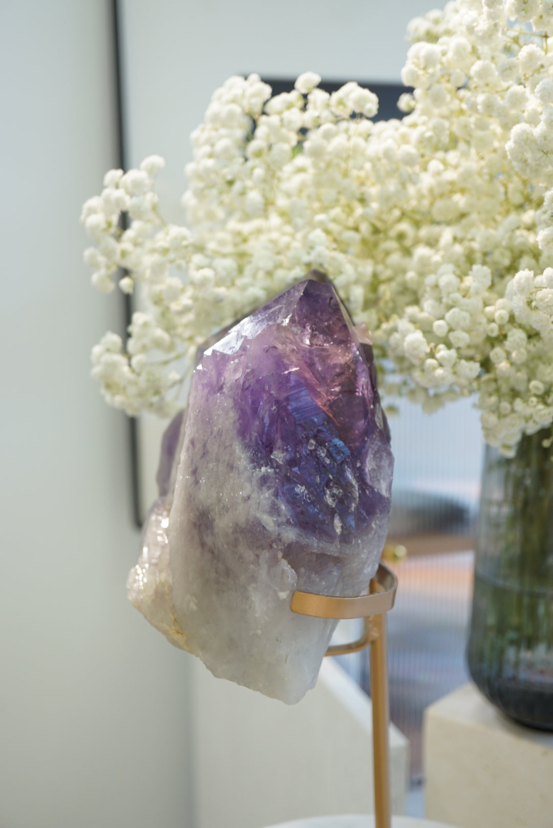 罕見玻利維也雙生紫黃晶簇 Rare Bolivia Ametrine Cluster - ART OF GEM