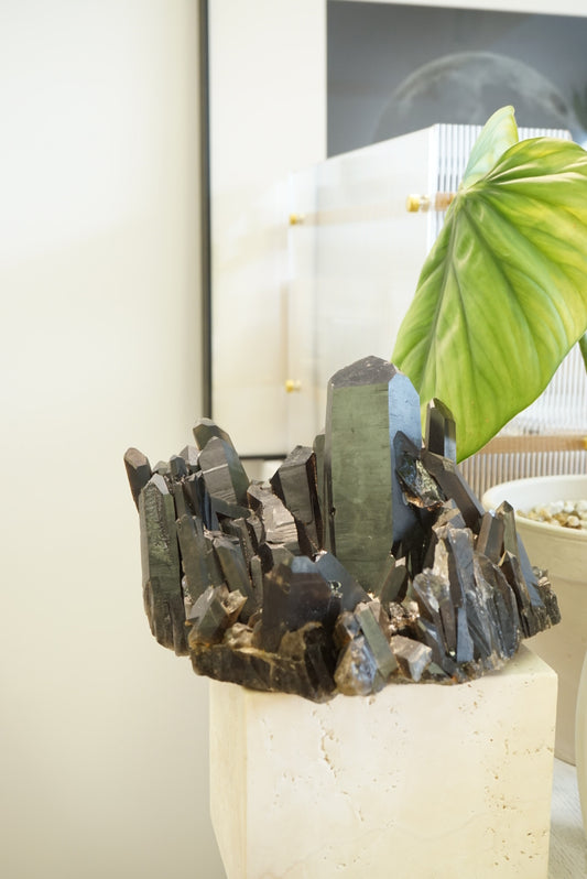 3.8KG黑水晶簇 - ART OF GEM