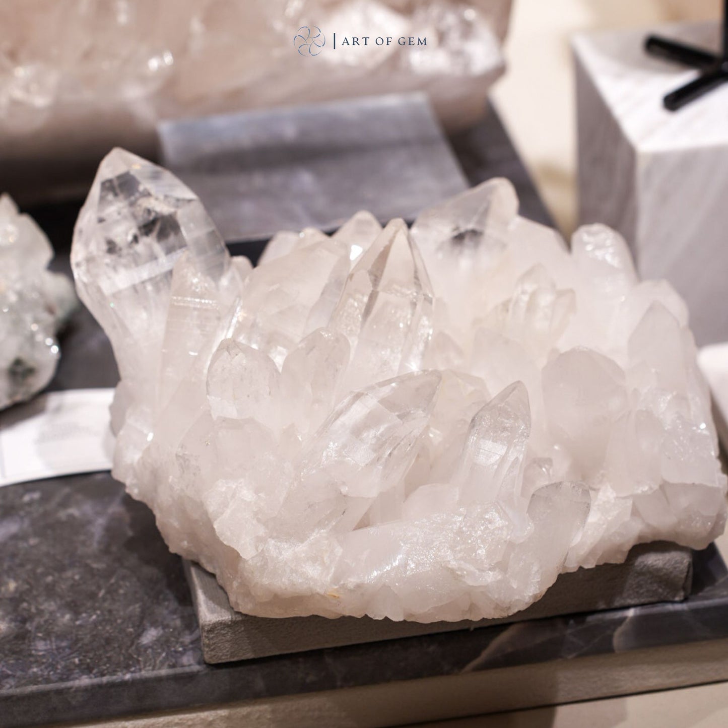 巴西白水晶簇 - ART OF GEM