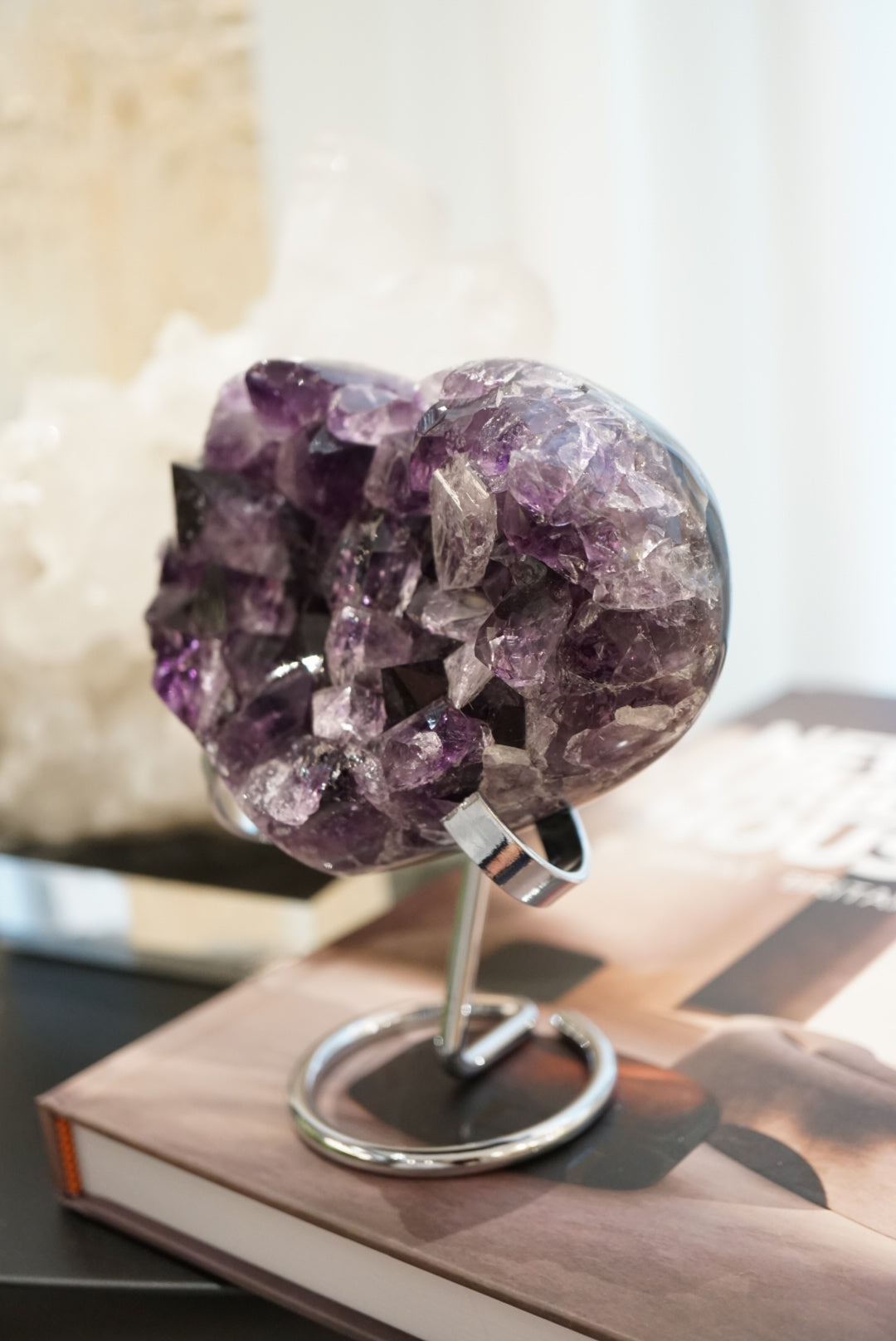 巴西紫晶心 Brazil Amethyst heart - ART OF GEM