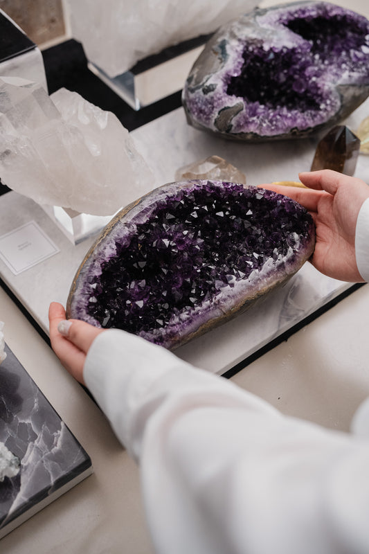 3KG 烏拉圭帝王紫紫晶洞 - ART OF GEM