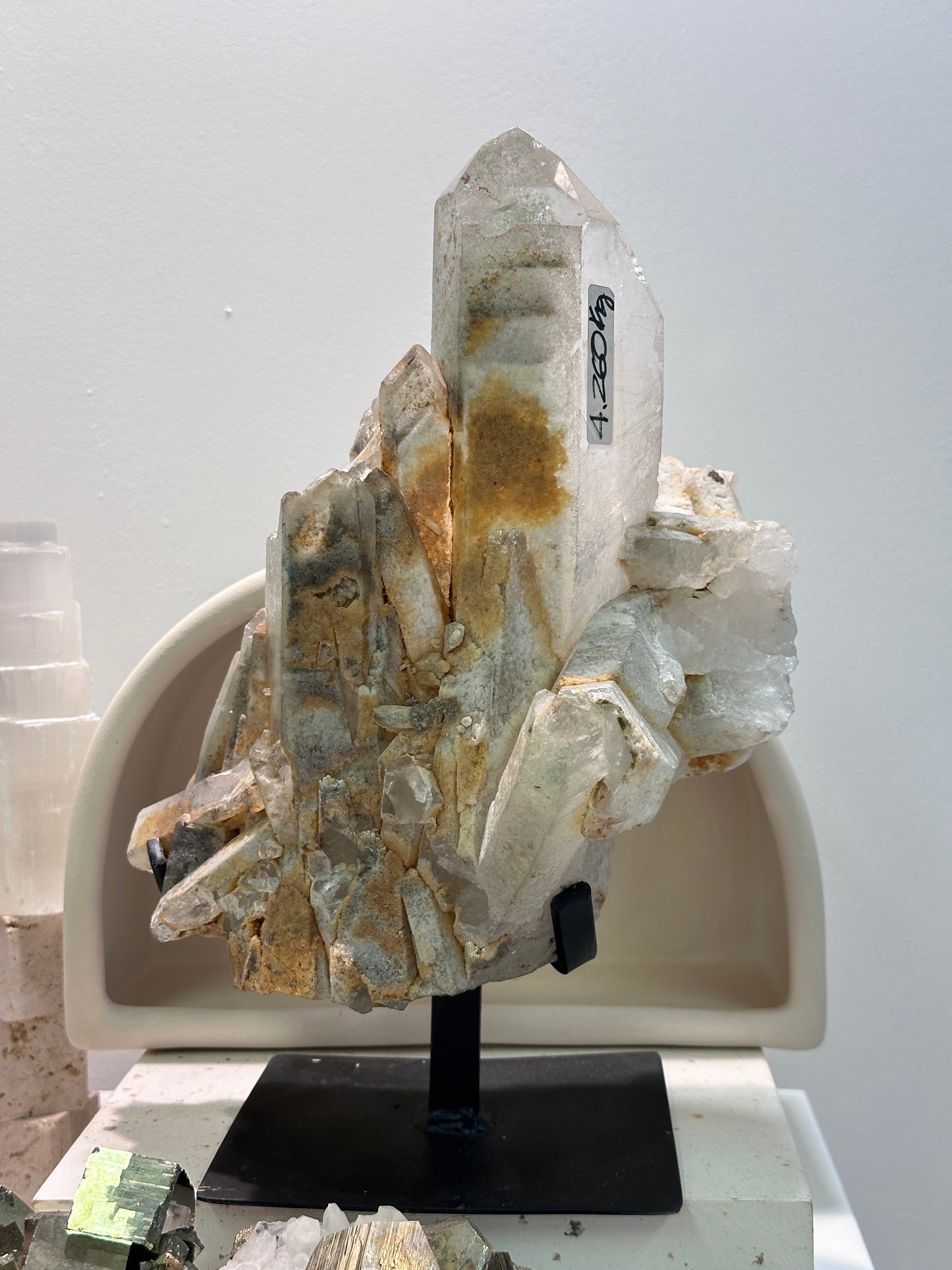 4.26KG 重量級巴西四季幽靈水晶簇 - ART OF GEM