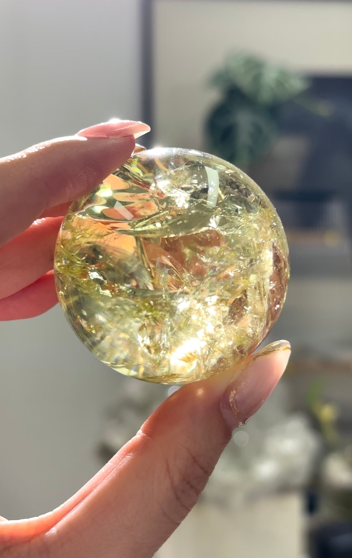 47mm 黃水晶球 - ART OF GEM