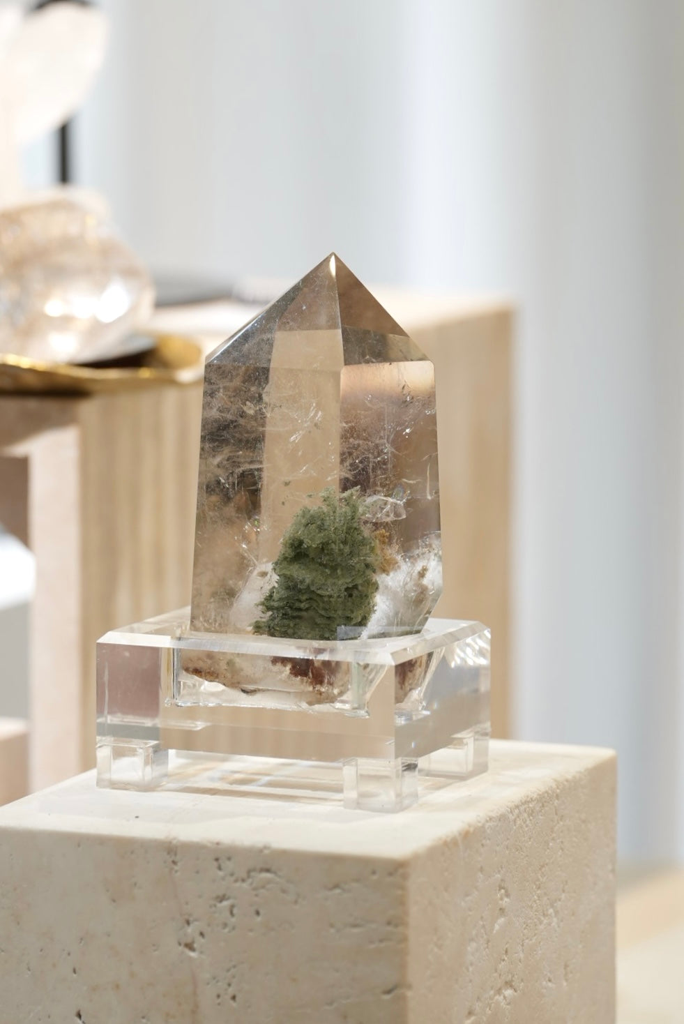 「聖誕樹」千層綠幽靈柱 - ART OF GEM