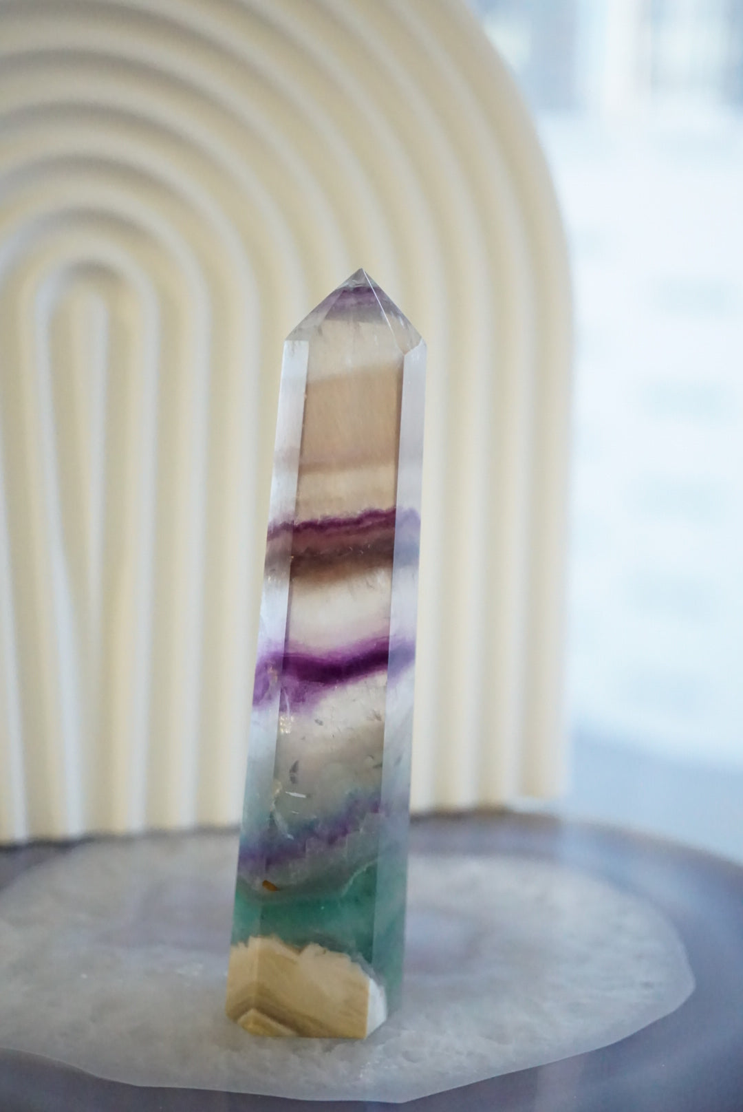 加拿大千層螢石柱 Canada Fluorite Tower - ART OF GEM