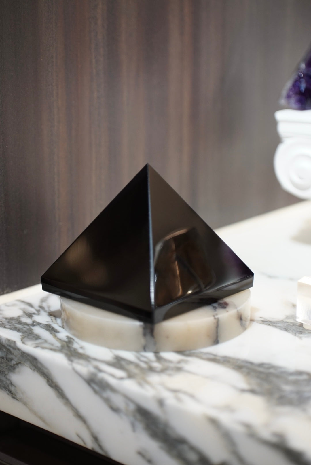 黑曜石金字塔 Black Obsidian Pyramid - ART OF GEM