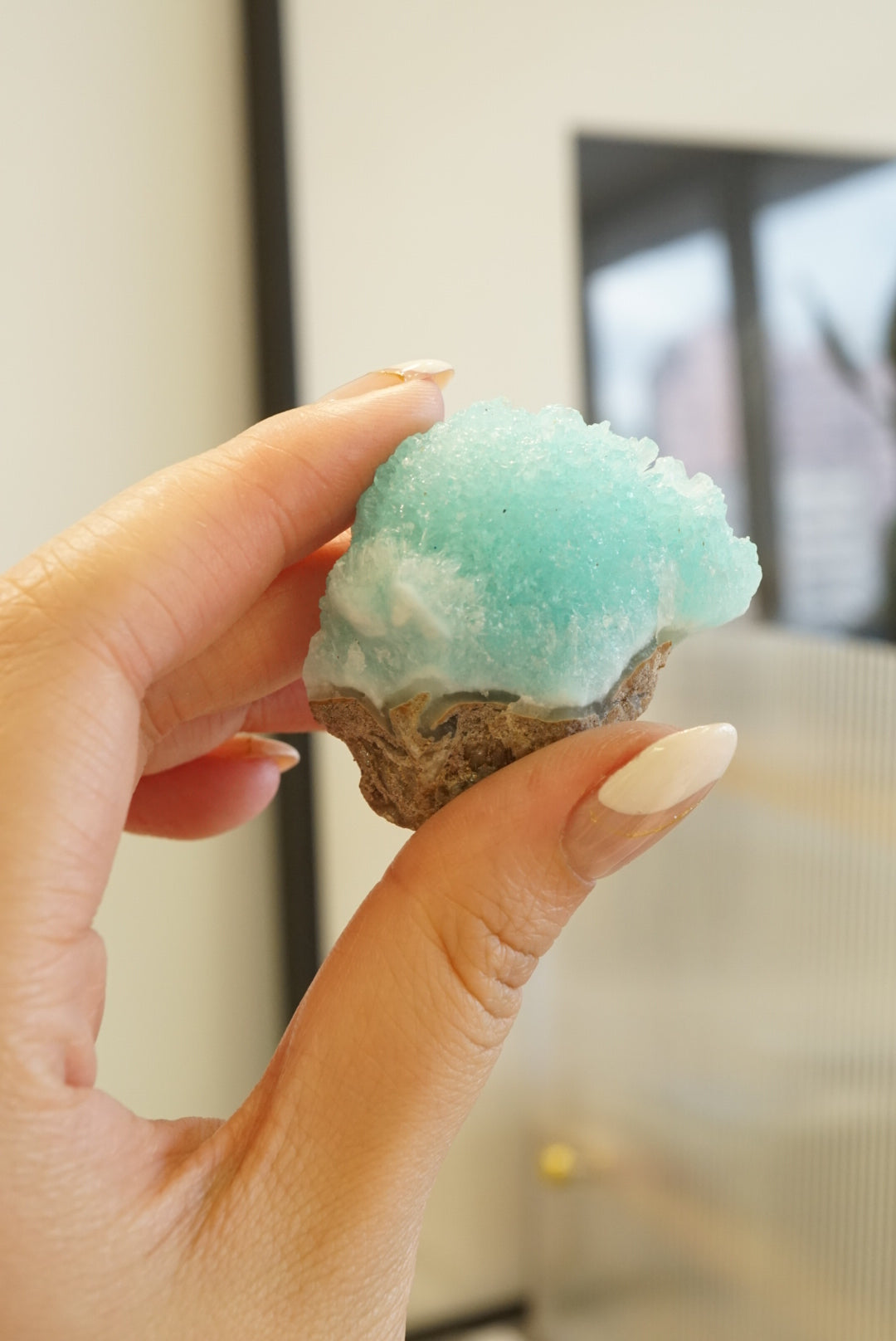 藍霰石/ 藍文石原石 Raw Blue Aragonite - ART OF GEM