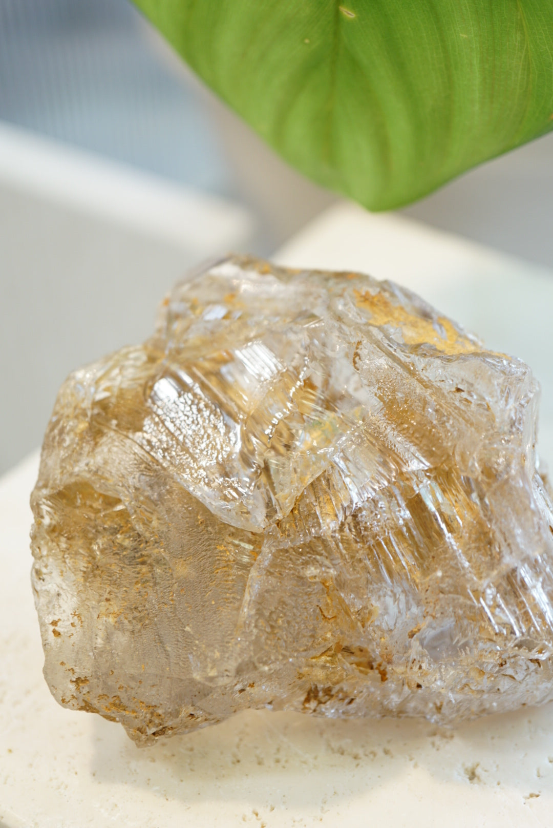 罕有黃泥阿賽斯特萊原石 Rare Raw Azeztulite - ART OF GEM