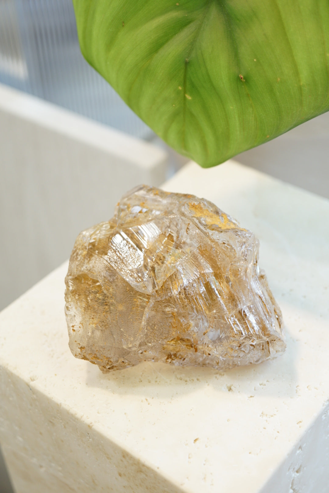 罕有黃泥阿賽斯特萊原石 Rare Raw Azeztulite - ART OF GEM