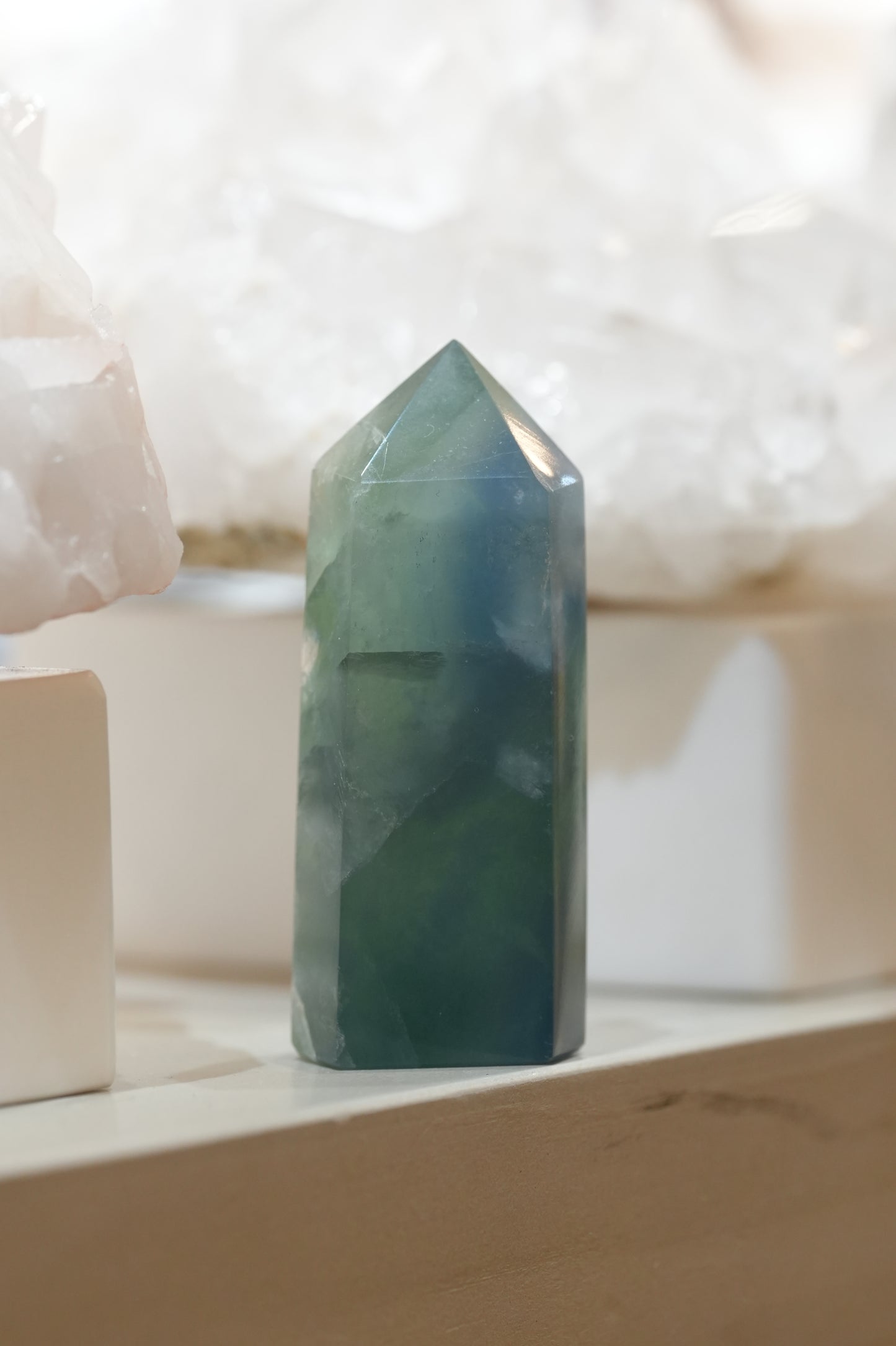 藍綠螢石柱 - ART OF GEM