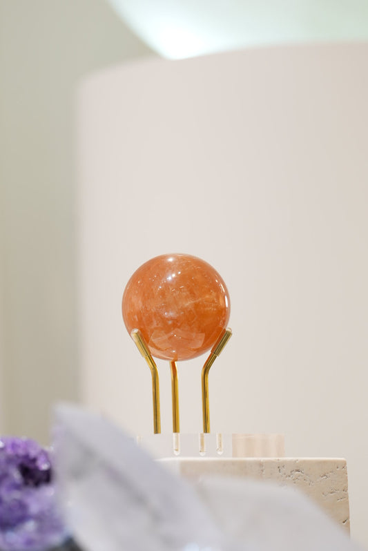 蜜糖色黃方解石球 - ART OF GEM