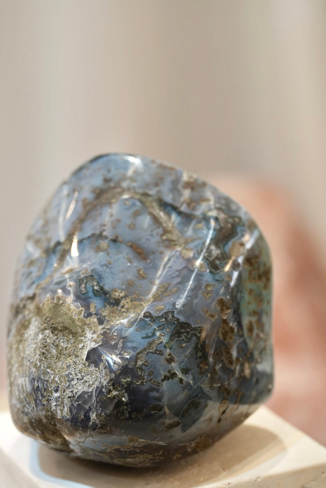 罕有烏拉圭全瑪瑙拋光紫晶洞 - ART OF GEM