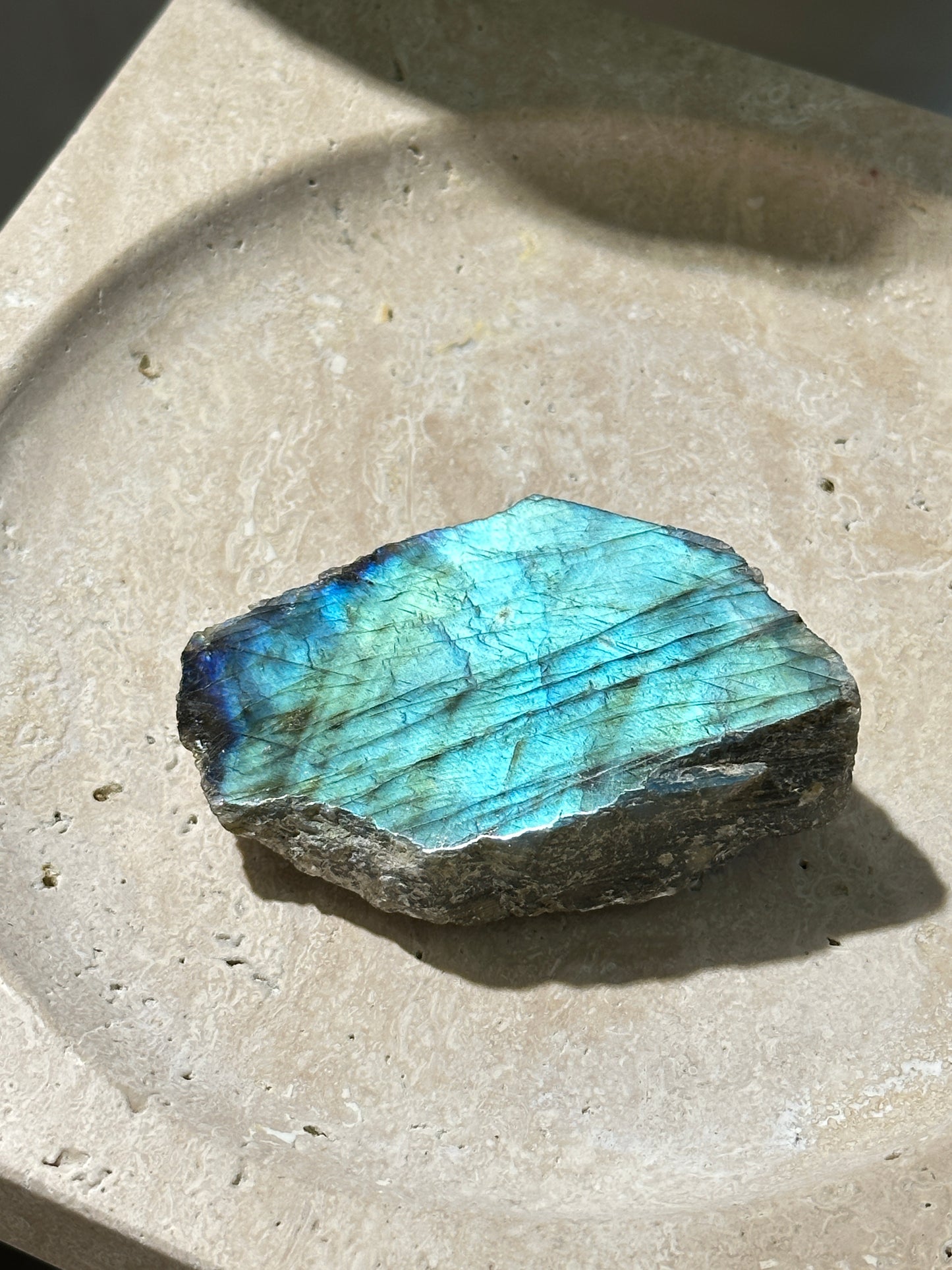 半打磨拉長石Labradorite - ART OF GEM