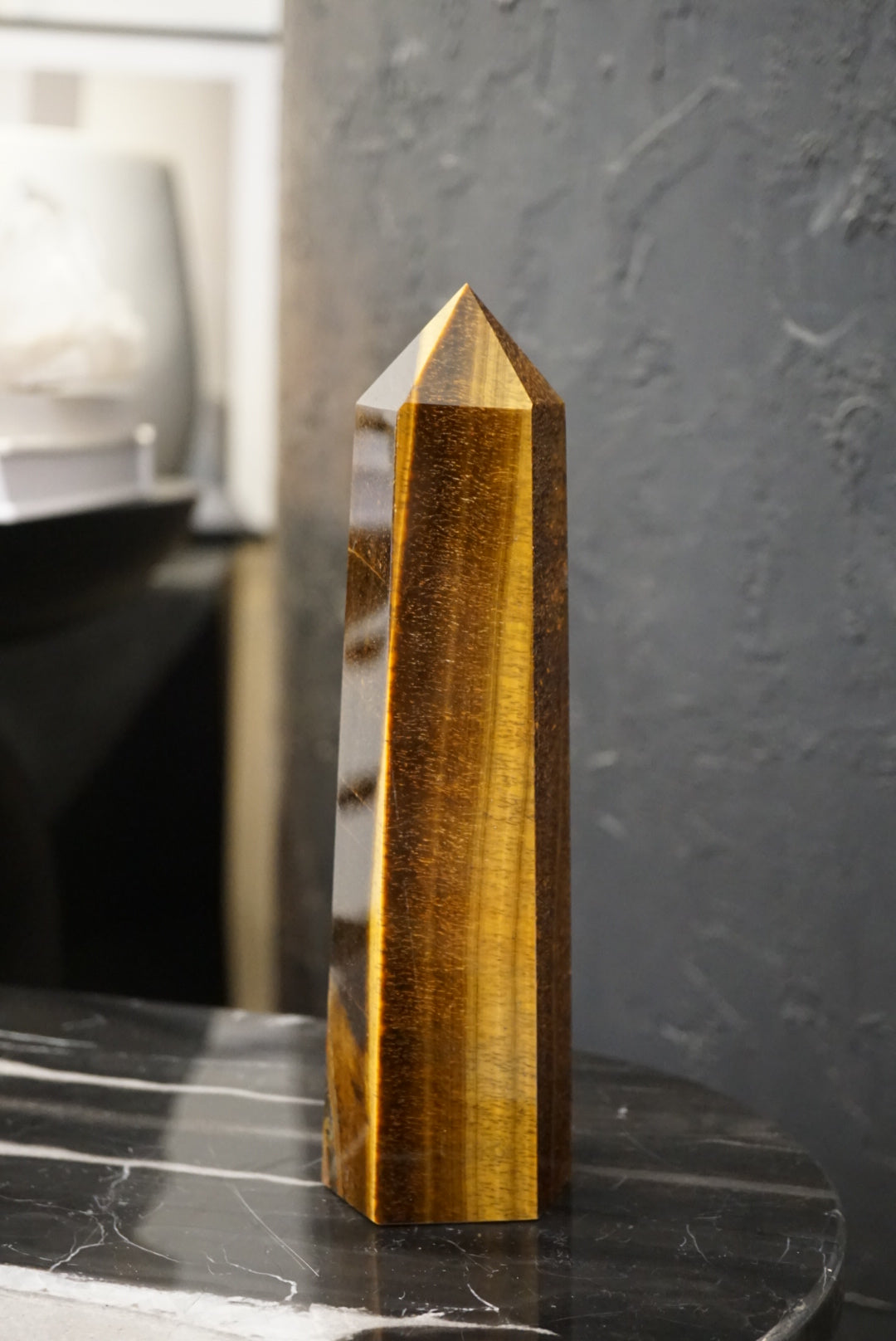 虎眼石柱 Tiger Eye Tower - ART OF GEM