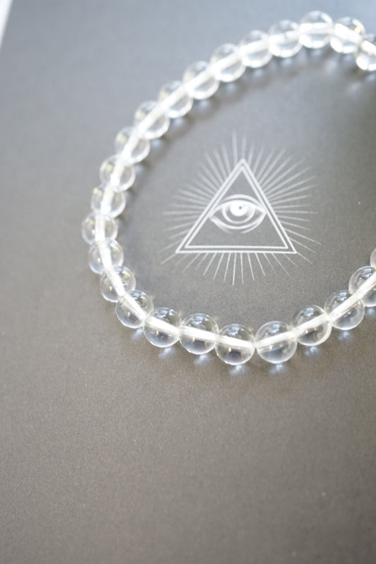 印度喜馬拉雅白水晶手串 (6mm) - ART OF GEM