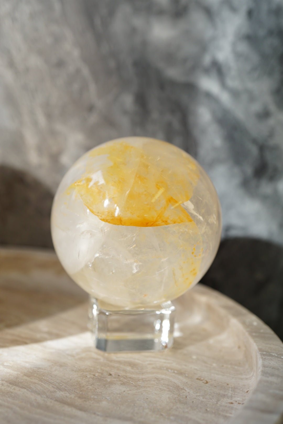 黄金治癒者/黃膠花球 Golden Healer Sphere - ART OF GEM