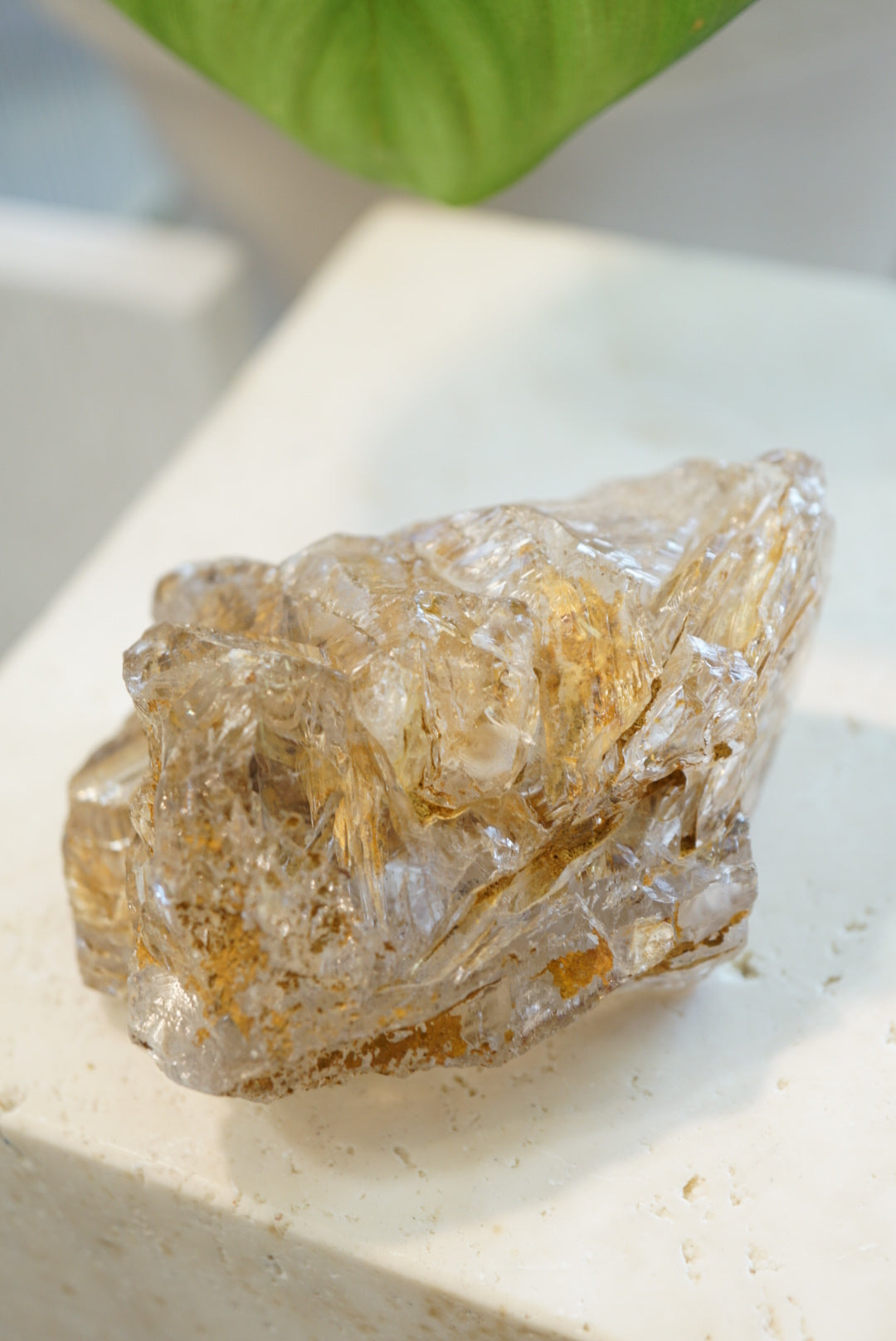 罕有黃泥阿賽斯特萊原石 Rare Raw Azeztulite - ART OF GEM