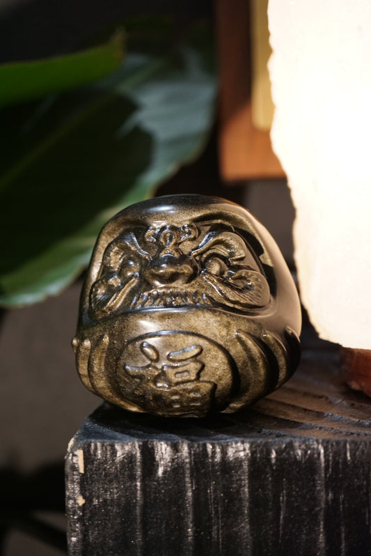 金曜石達摩 (8/10cm) - ART OF GEM