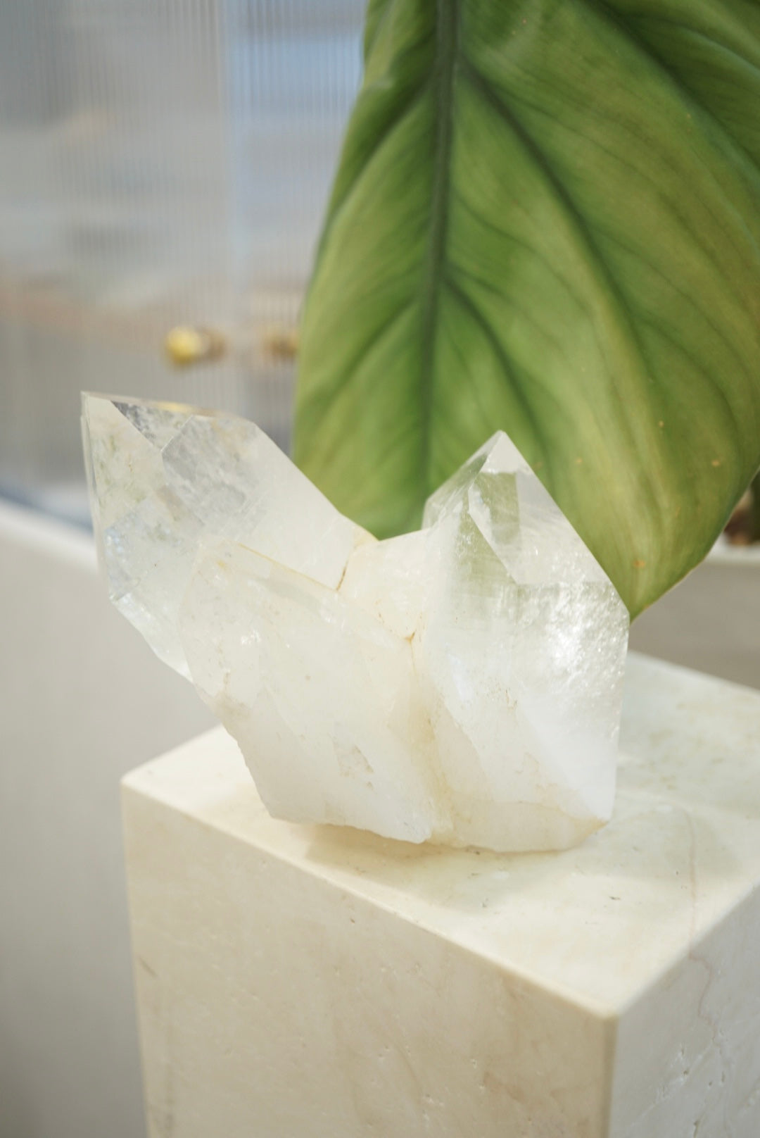 印度喜馬拉雅雙生白水晶簇 India Himalayan White Quartz Cluster - ART OF GEM