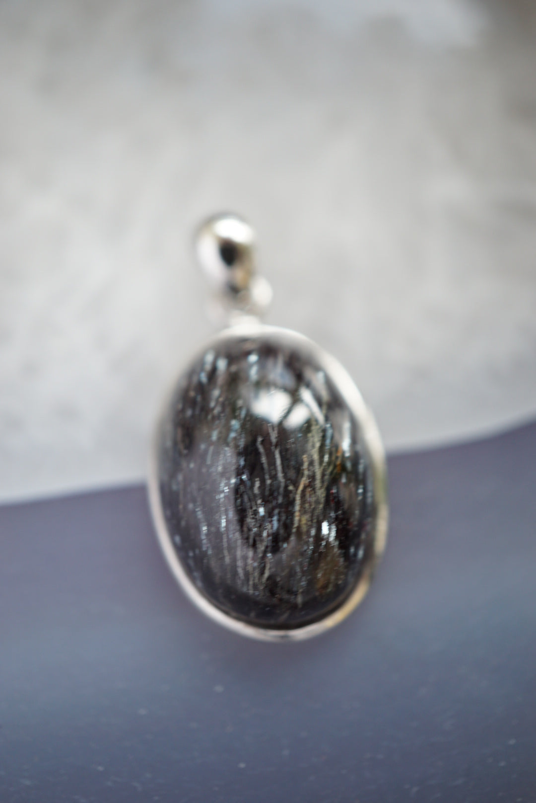 黑超七吊墜(配925 銀鏈) super seven pendant(with 925 Silver Necklace) - ART OF GEM