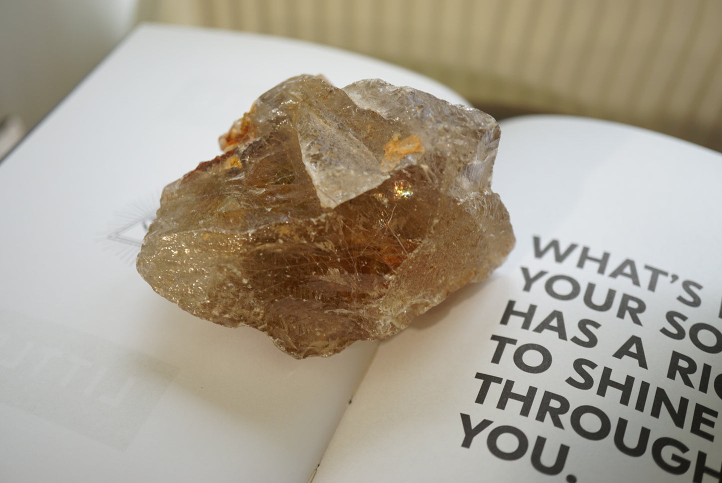 巴西金髮晶原石 Raw Brazil Golden Rutiled Quartz - ART OF GEM