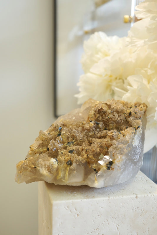 巴西金鈦晶簇 - ART OF GEM