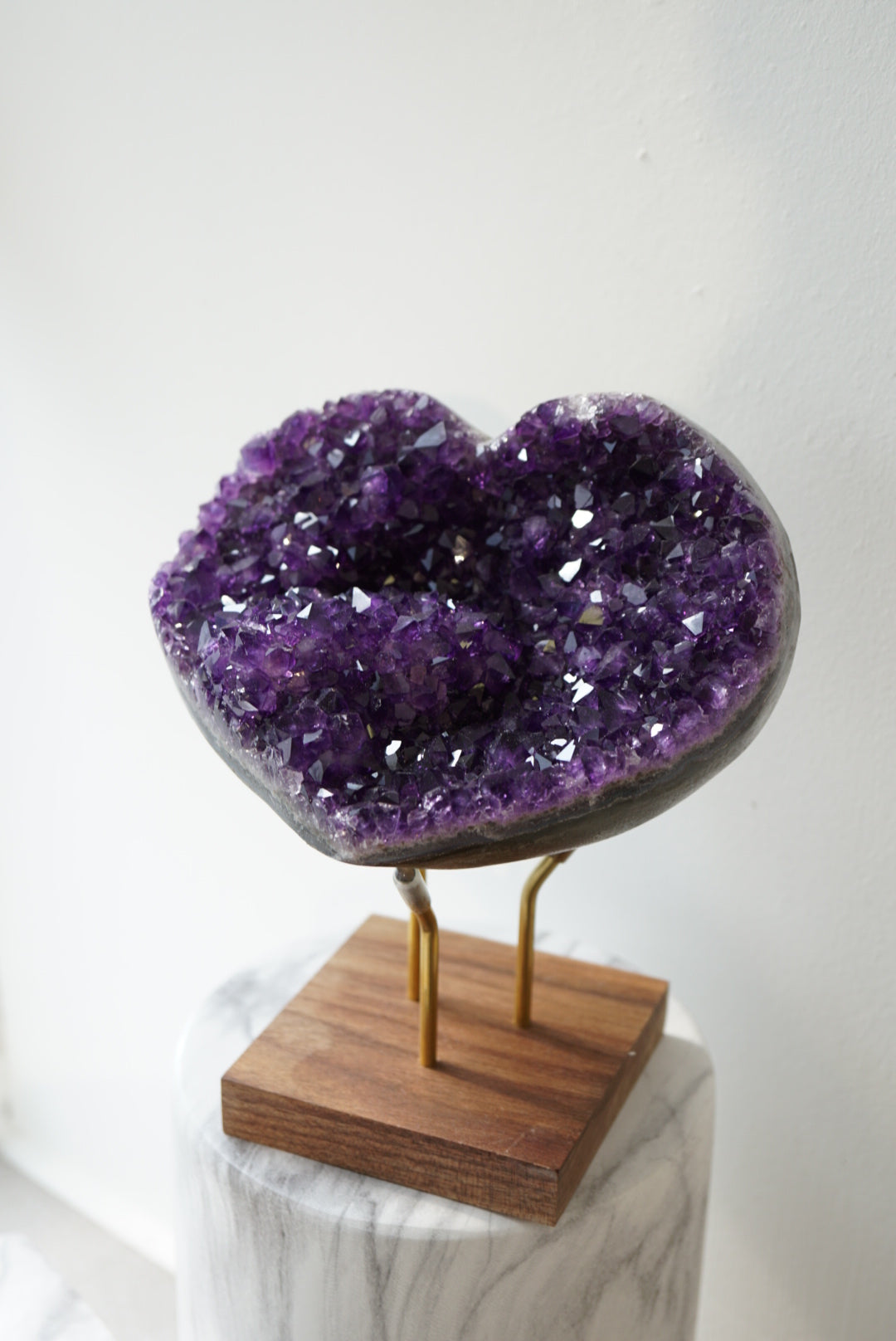 烏拉圭頂級心形紫晶洞 - ART OF GEM