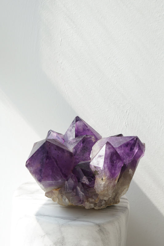 剛果大牙紫晶簇 - ART OF GEM