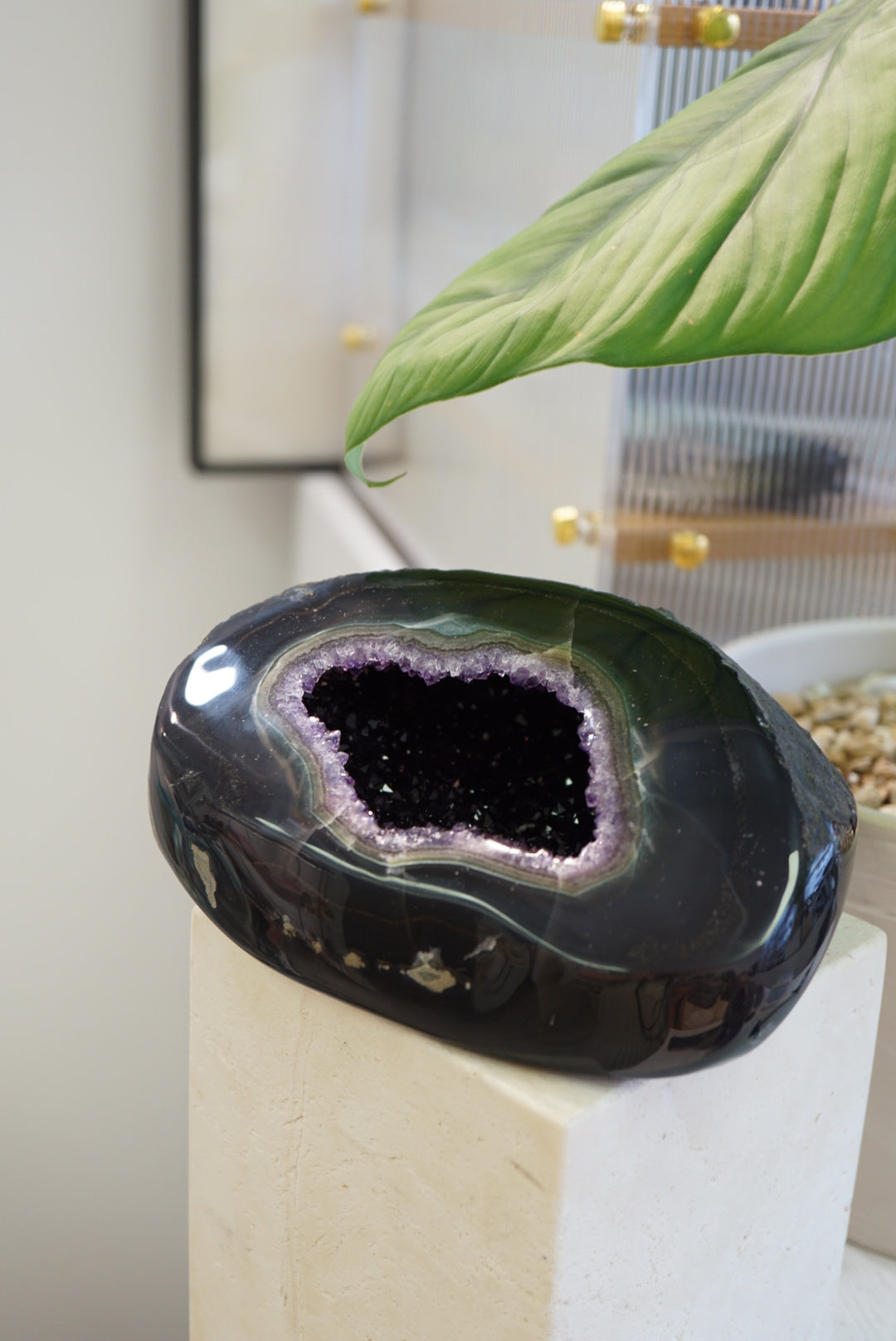 烏拉圭瑪瑙紫水晶洞 - ART OF GEM