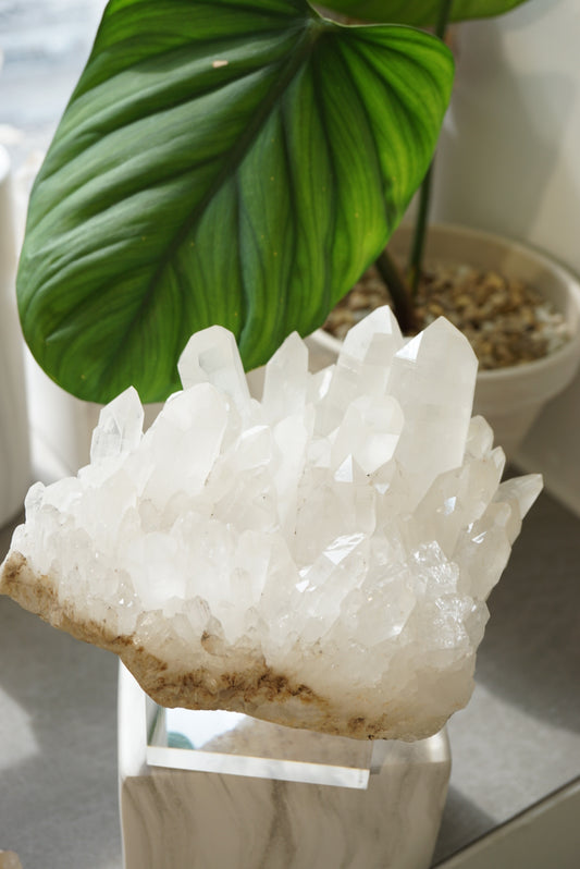 巴西白水晶簇 - ART OF GEM