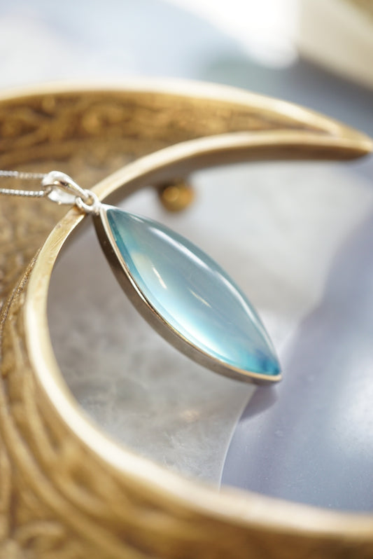 莫桑比亞海藍寶吊墜 - ART OF GEM