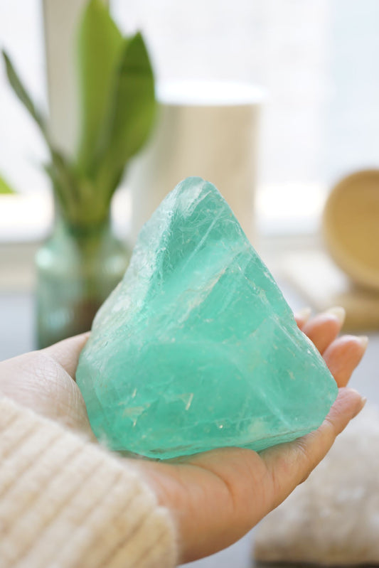 巴西綠螢石原石 - ART OF GEM