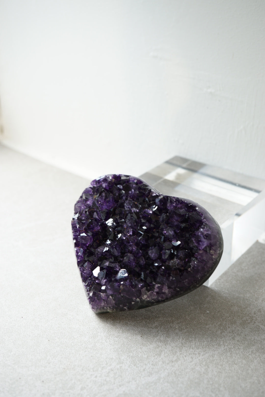 烏拉圭頂級帝王紫紫晶心心 - ART OF GEM
