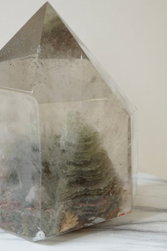 千層金字塔綠幽靈柱 - ART OF GEM