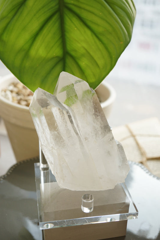 迷你 巴西白水晶簇 - ART OF GEM