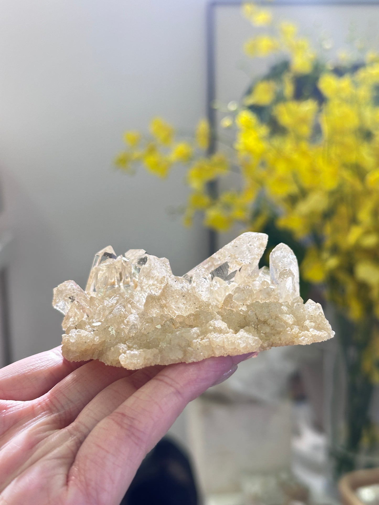 黃金印度喜馬拉雅白水晶簇 - ART OF GEM
