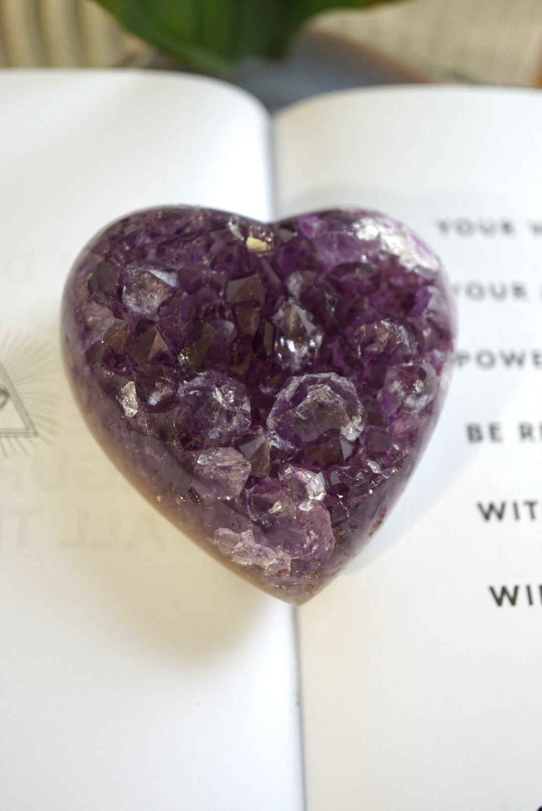 烏拉圭瑪瑙紫晶心心 - ART OF GEM