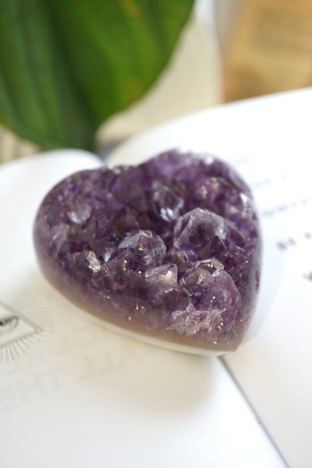 烏拉圭瑪瑙紫晶心心 - ART OF GEM