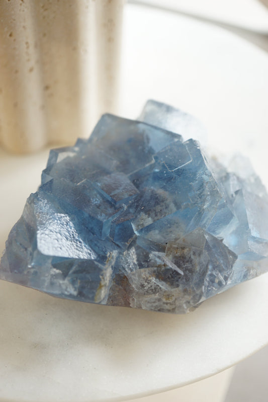 收藏級香花嶺藍螢石 - ART OF GEM