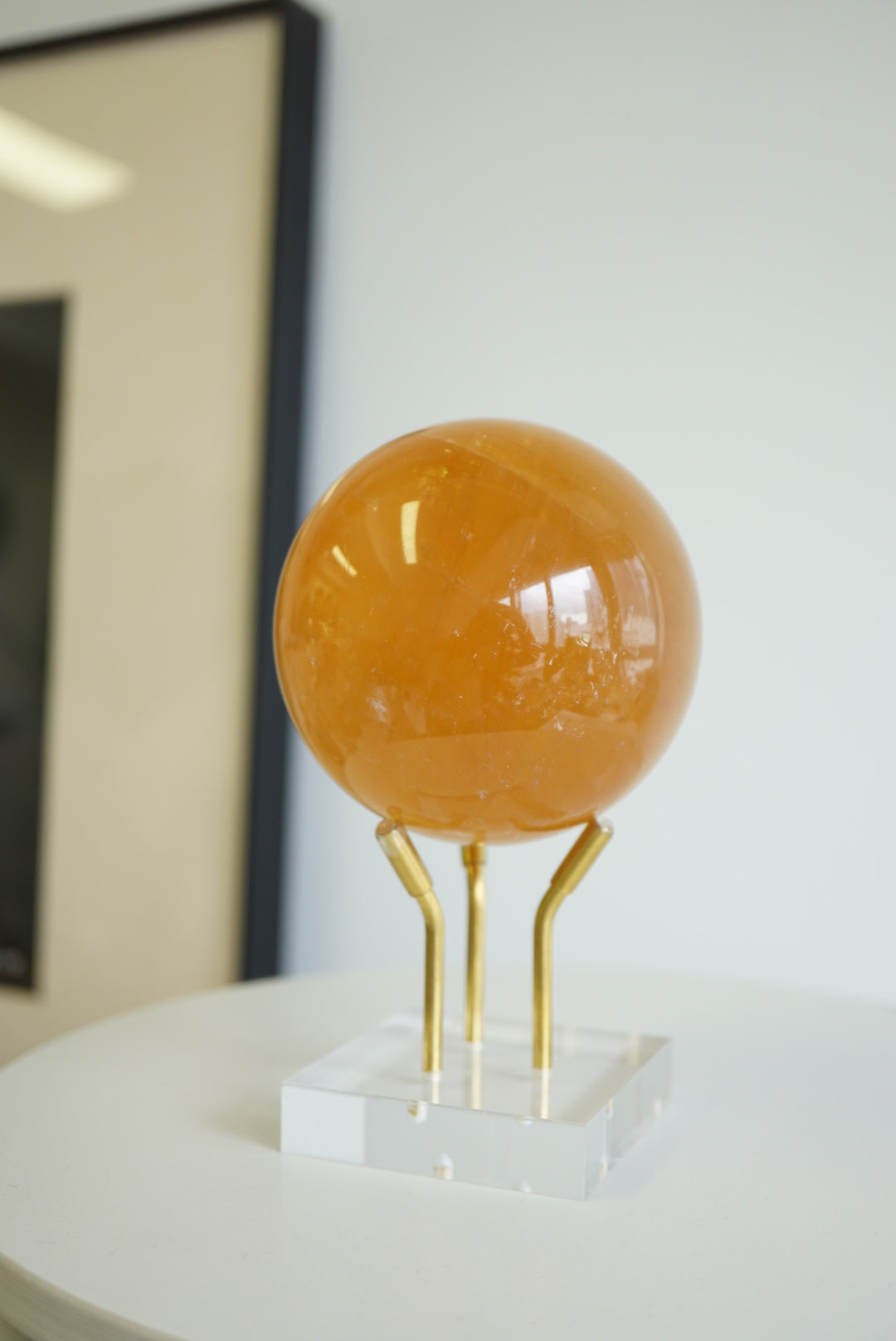 高品質 黃方解石球 - ART OF GEM