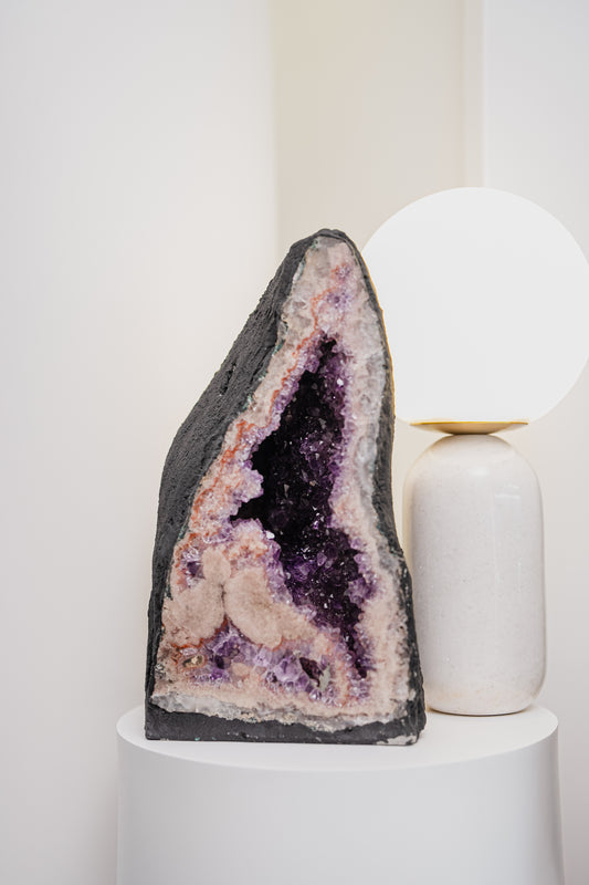 罕有巴西粉紫晶紫晶洞 - ART OF GEM