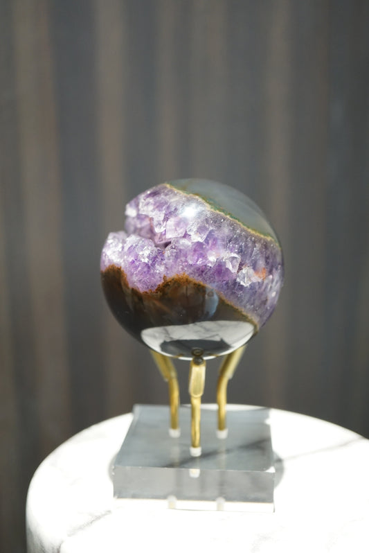 烏拉圭瑪瑙紫晶開口笑 - ART OF GEM