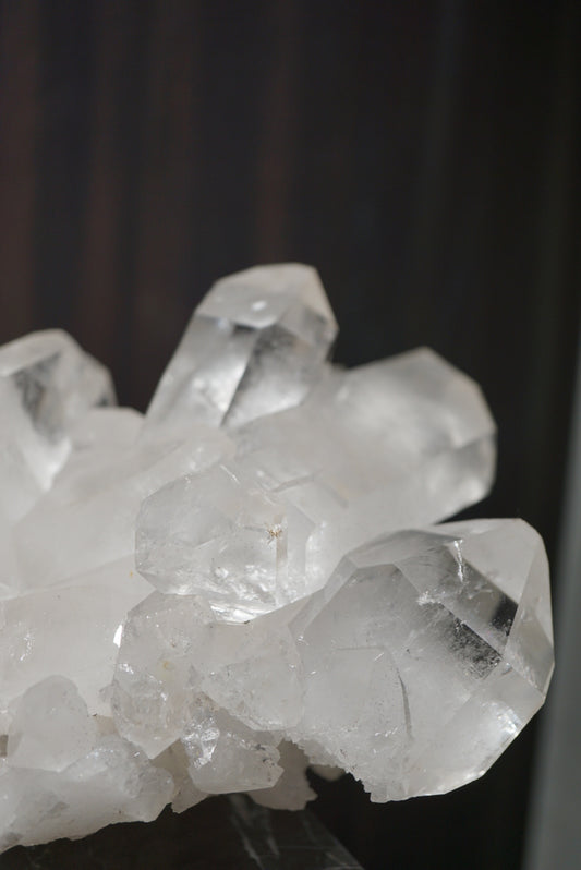 重量級巴西白水晶簇 (雙尖) - ART OF GEM