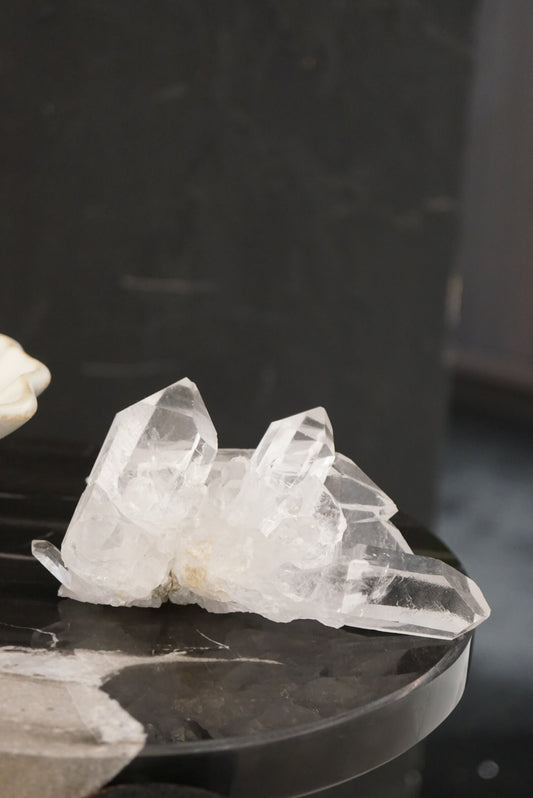 巴西雙尖白水晶簇 - ART OF GEM