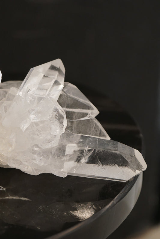 巴西雙尖白水晶簇 - ART OF GEM