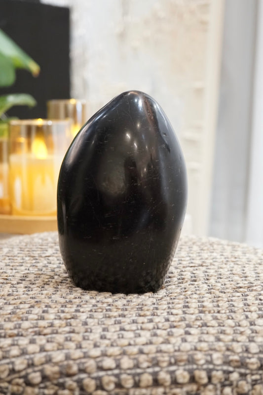 巴西黑碧璽擺設 (拋光) - ART OF GEM