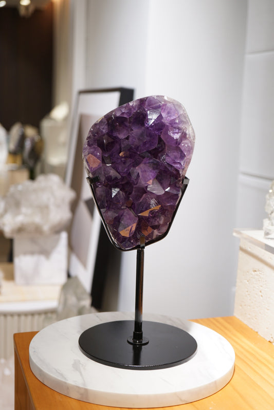 巴西紫晶簇 - ART OF GEM