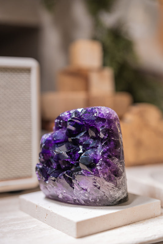 烏拉圭頂級帝王紫紫晶鎮 - ART OF GEM