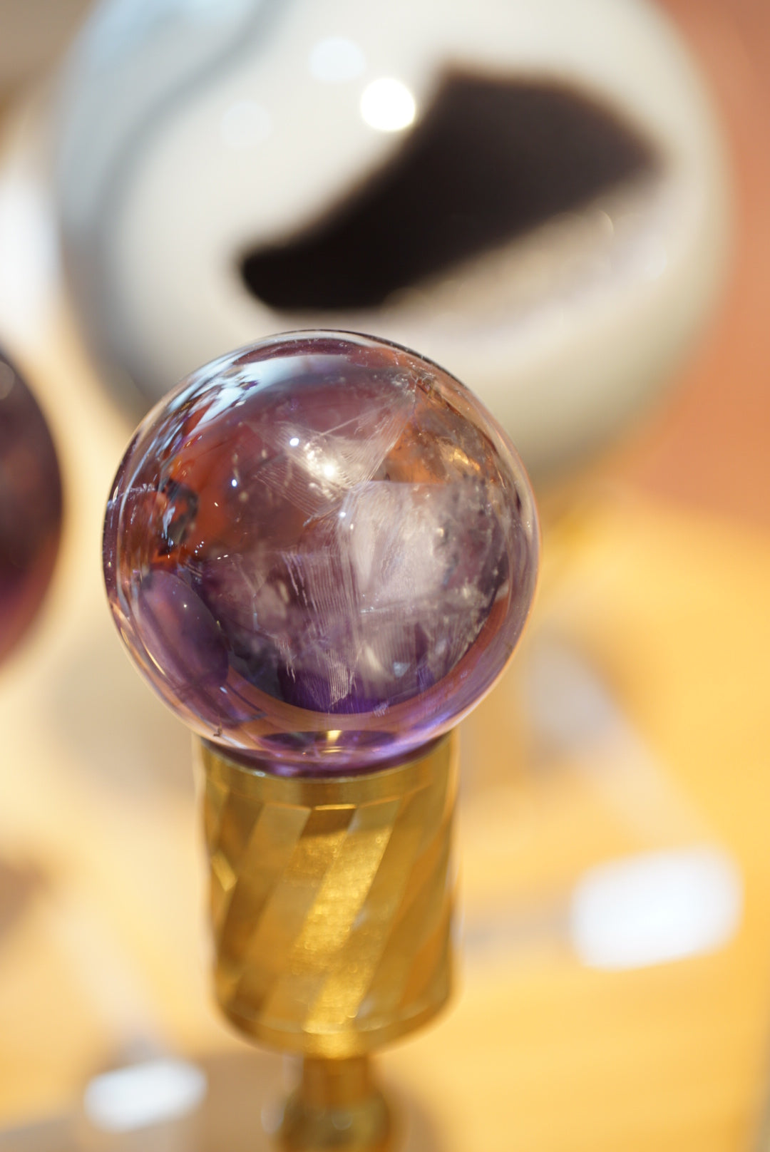 帶上帝指紋巴西紫晶球 - ART OF GEM